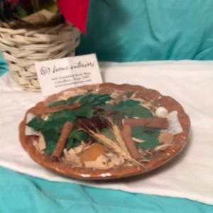 Home Interiors Apple pie potpourri dish